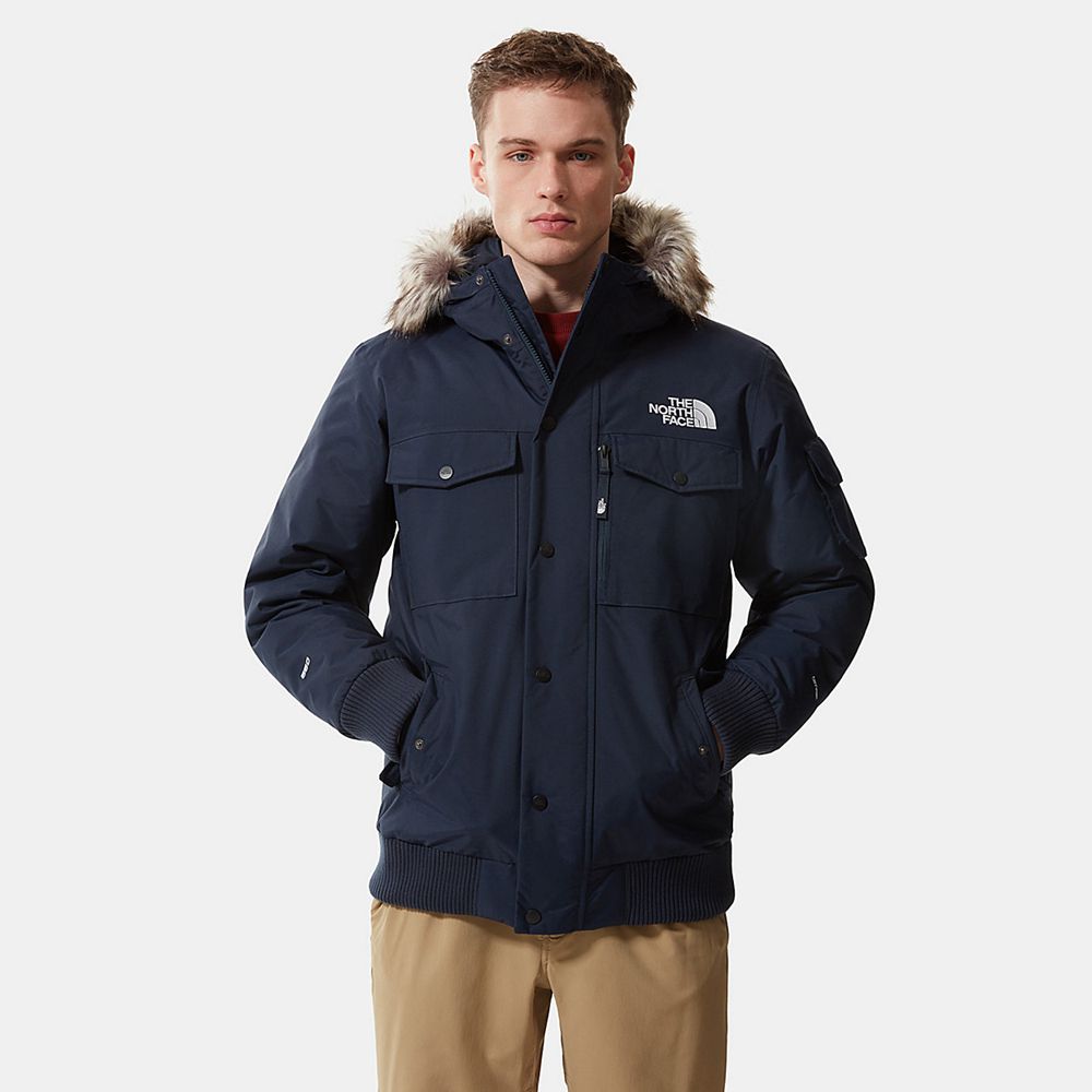 The North Face Waterproof Jackets Mens Australia - The North Face Gotham Navy (JDR-658109)